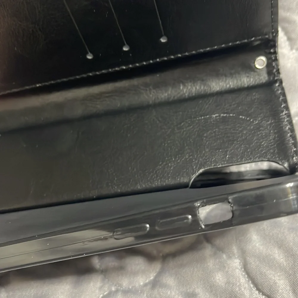 New black 13 pro max card case